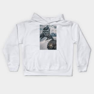 The mountains are calling 73 Kids Hoodie